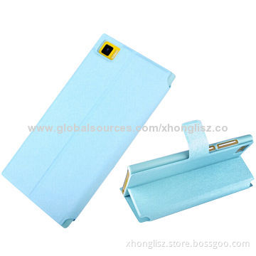 Flip PU case for Xiaomi 3,stand design, other phone models also available